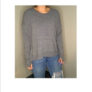 Athleta Long Sleeve Fleece Top, XL